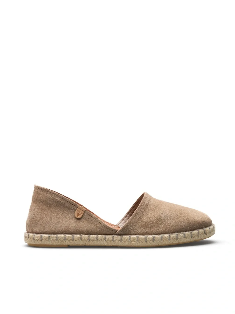 Verbenas Carmen Taupe Suede Espadrilles Size 41